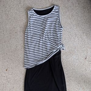 Maternity knotted dress